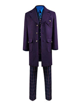 Doctor Who Series 12 The Master Coat Sacha Dhawan Purple Outfit Suit - ACcosplay